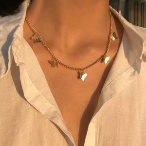 brand new butterfly choker